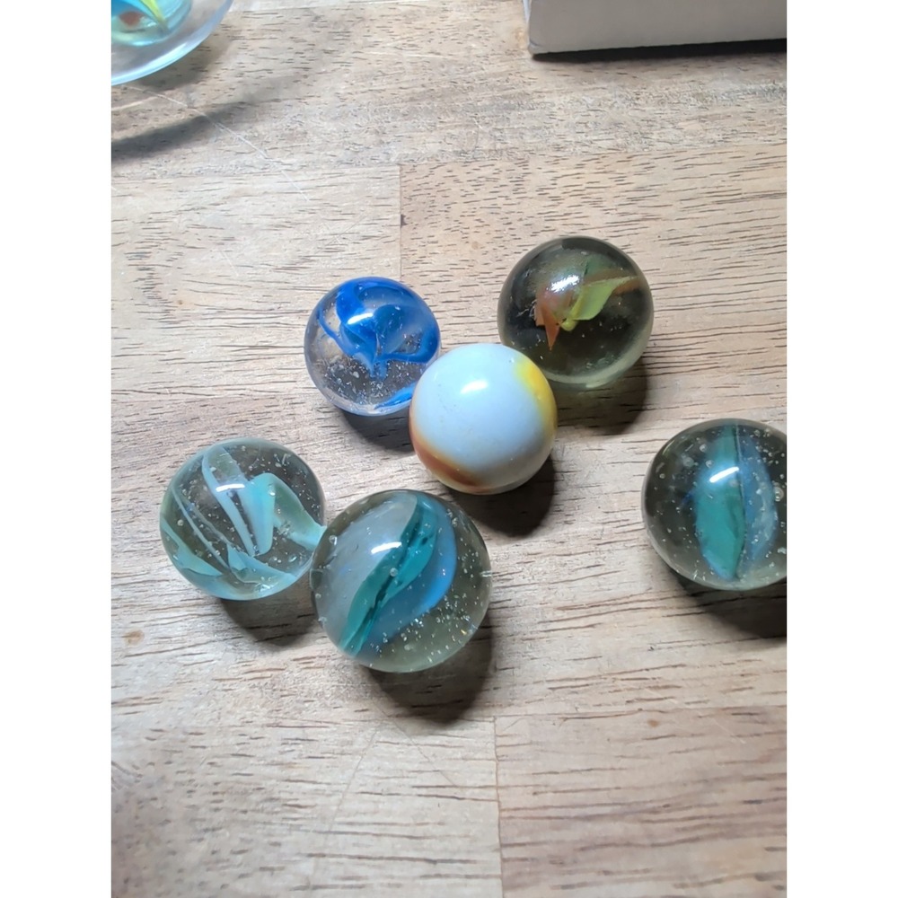 Vintage Marble Shooter Lot of 6